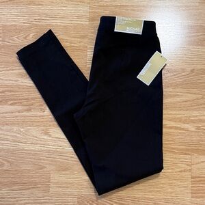 Michael Kors Jet Black Skinny Stretchy Dress pants
